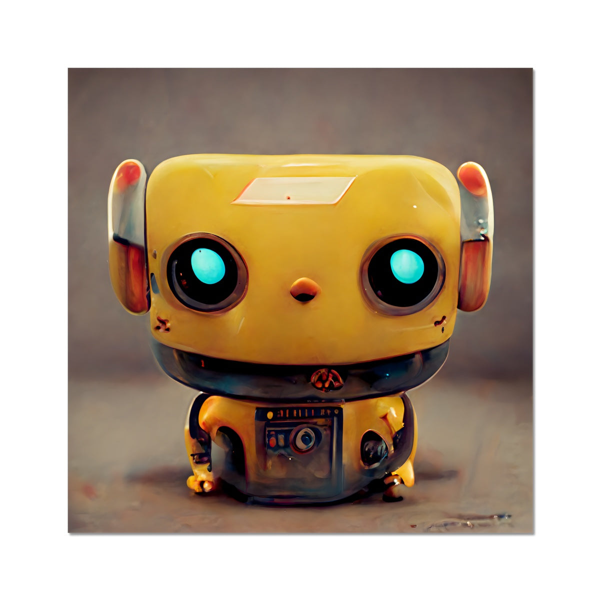 Banana Bot Pop Fine Art Print