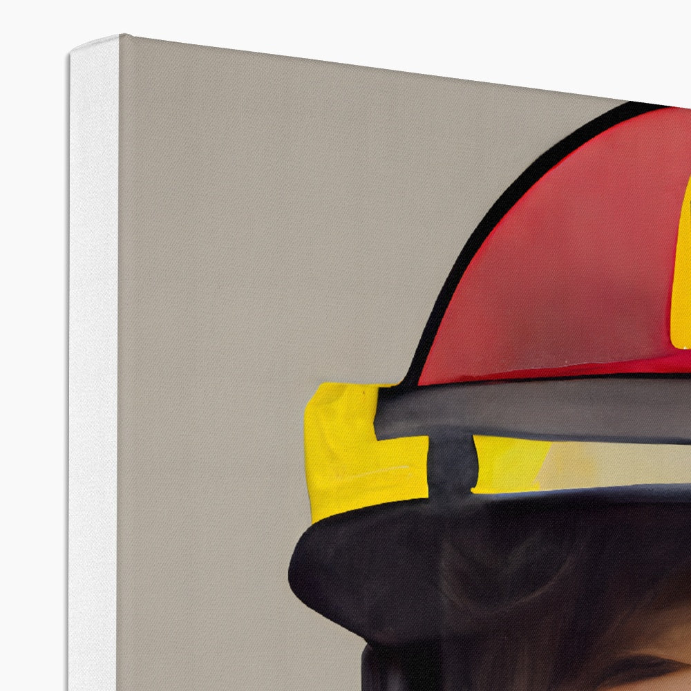 Fireman Guy Pop Canvas