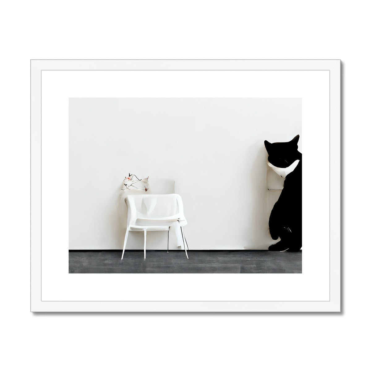 Cool Cat Framed & Mounted Print