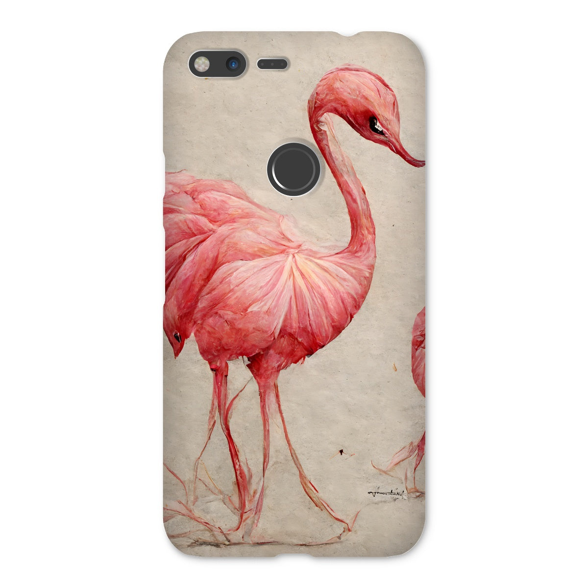 Flamingo Sketch Colors Snap Phone Case