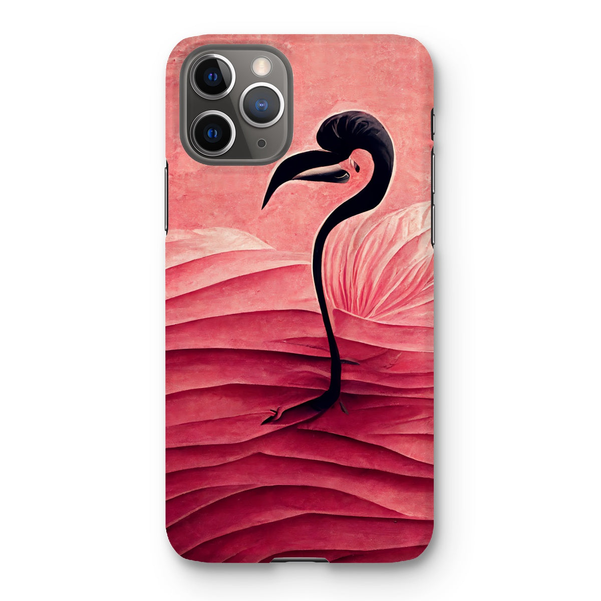 Flamingo Folds Snap Phone Case