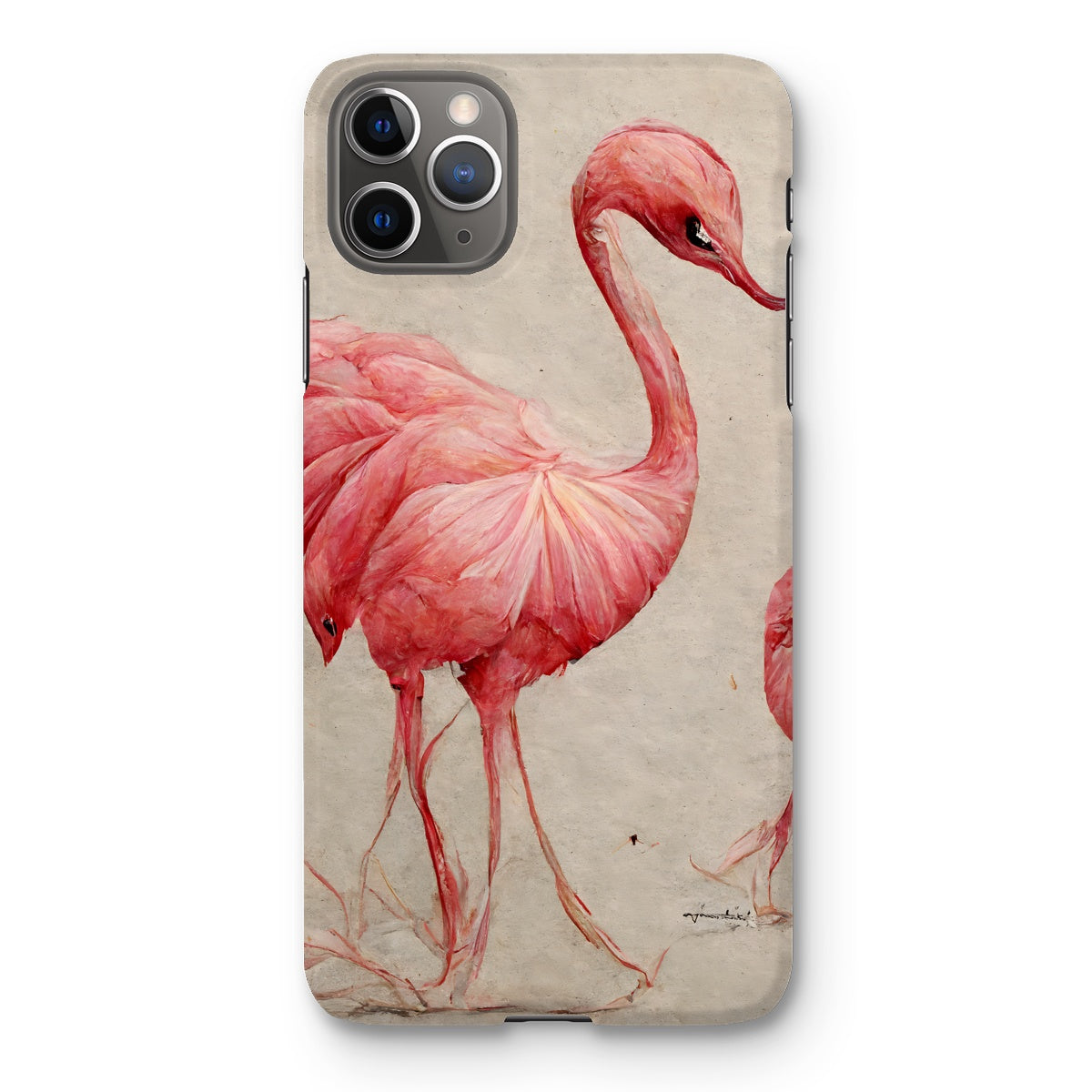 Flamingo Sketch Colors Snap Phone Case