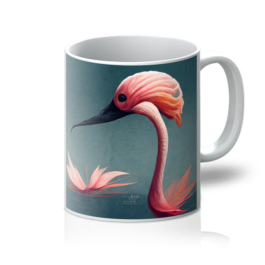 Flamingo Origami Mug