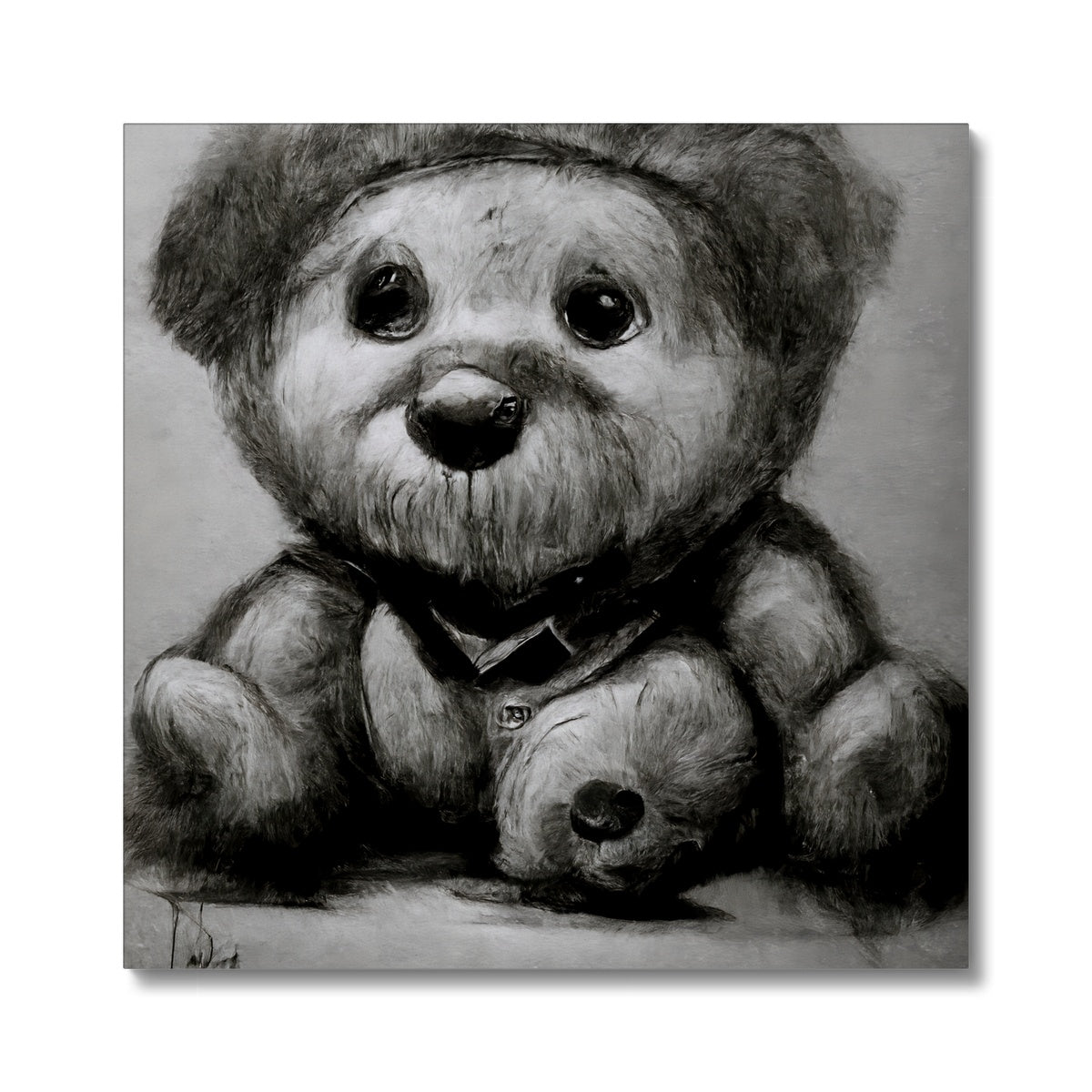 Pencil Teddy Canvas