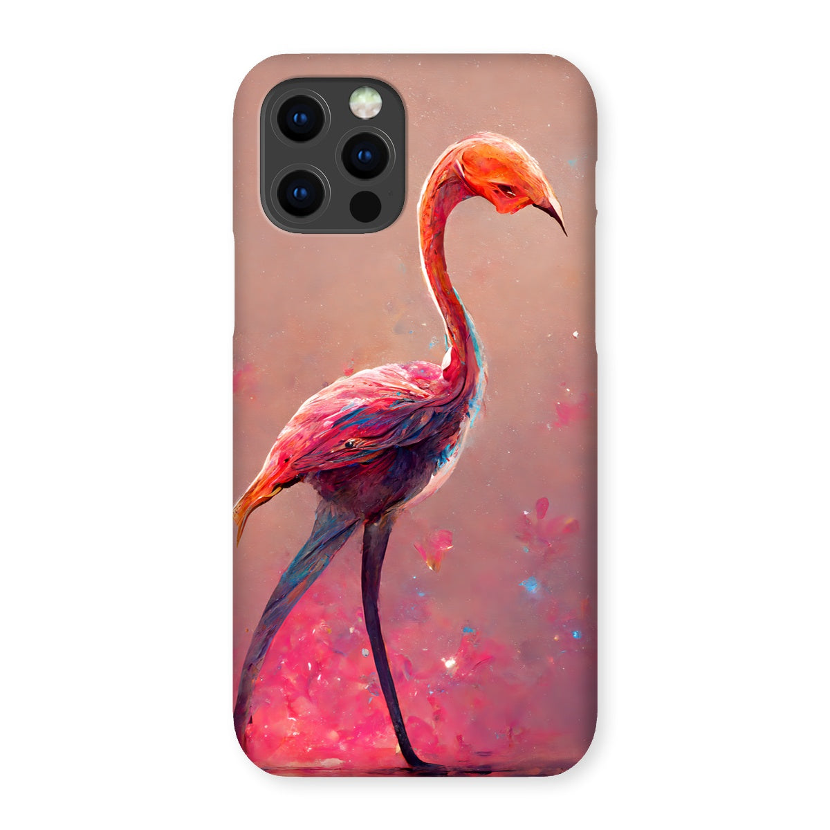 Flamingo Standing Alone Snap Phone Case