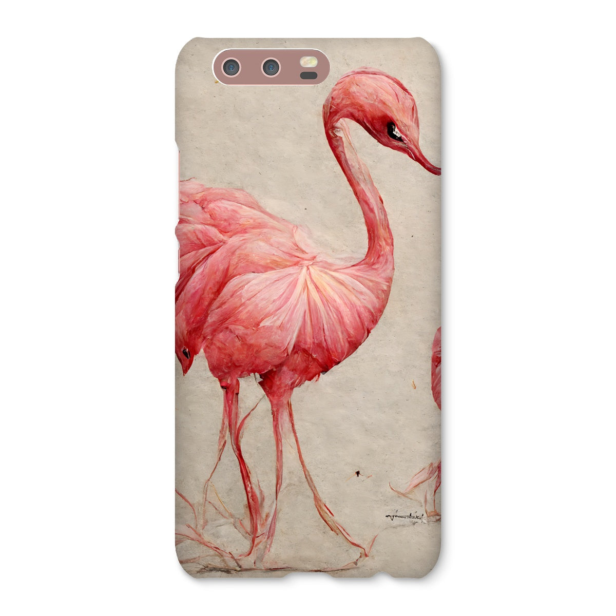 Flamingo Sketch Colors Snap Phone Case