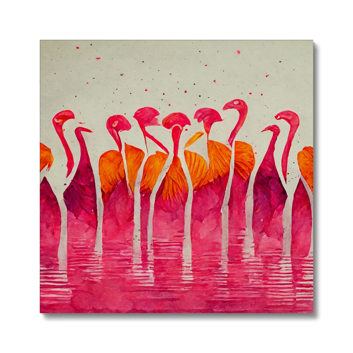 Flamingo Horizon Canvas