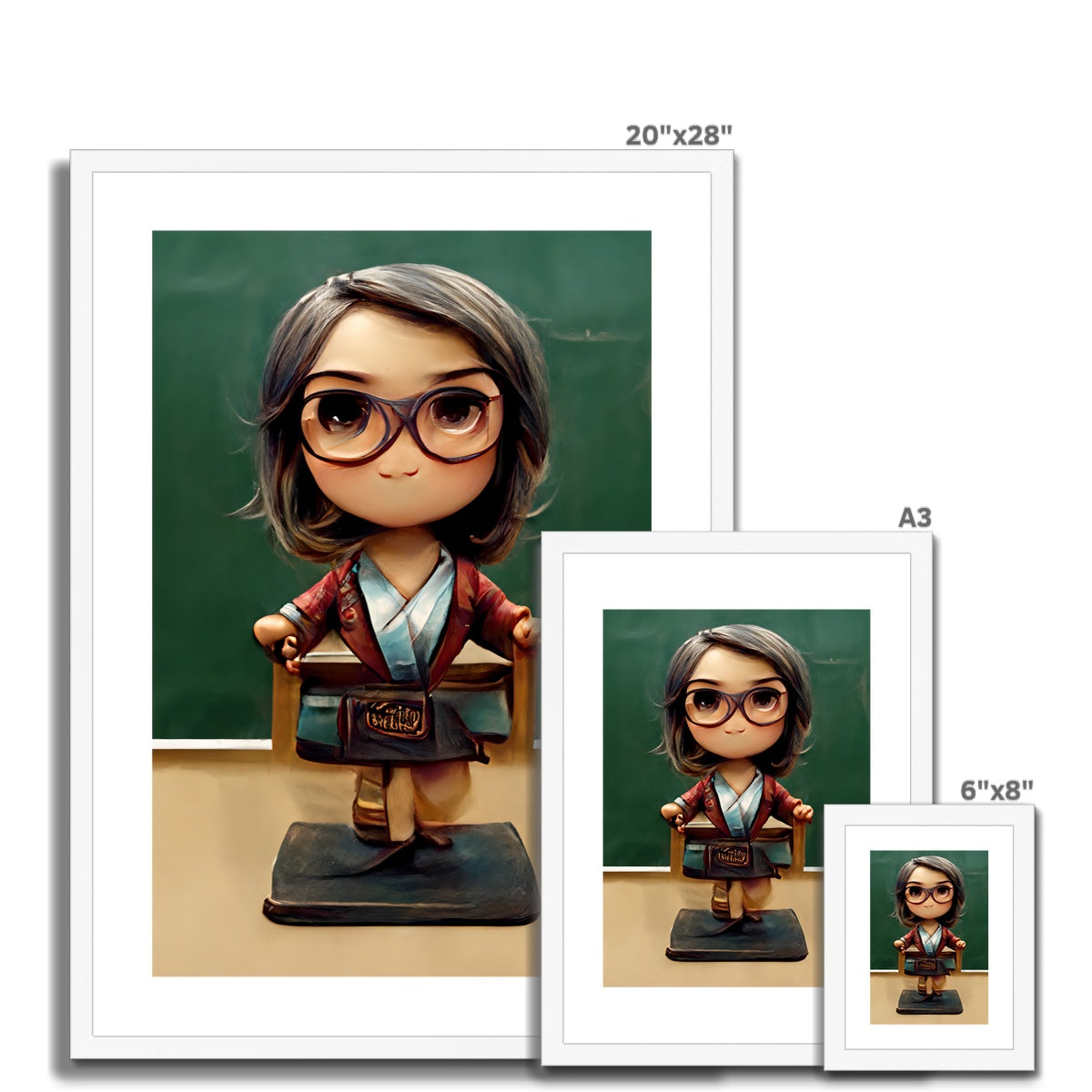 TeachMe Teacher Pop Framed & Mounted Print
