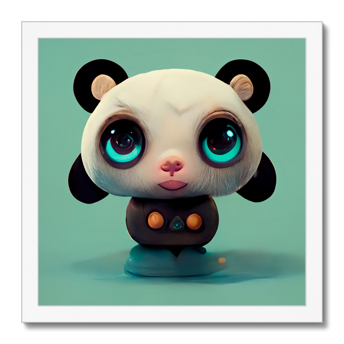 Pandapop Framed Print