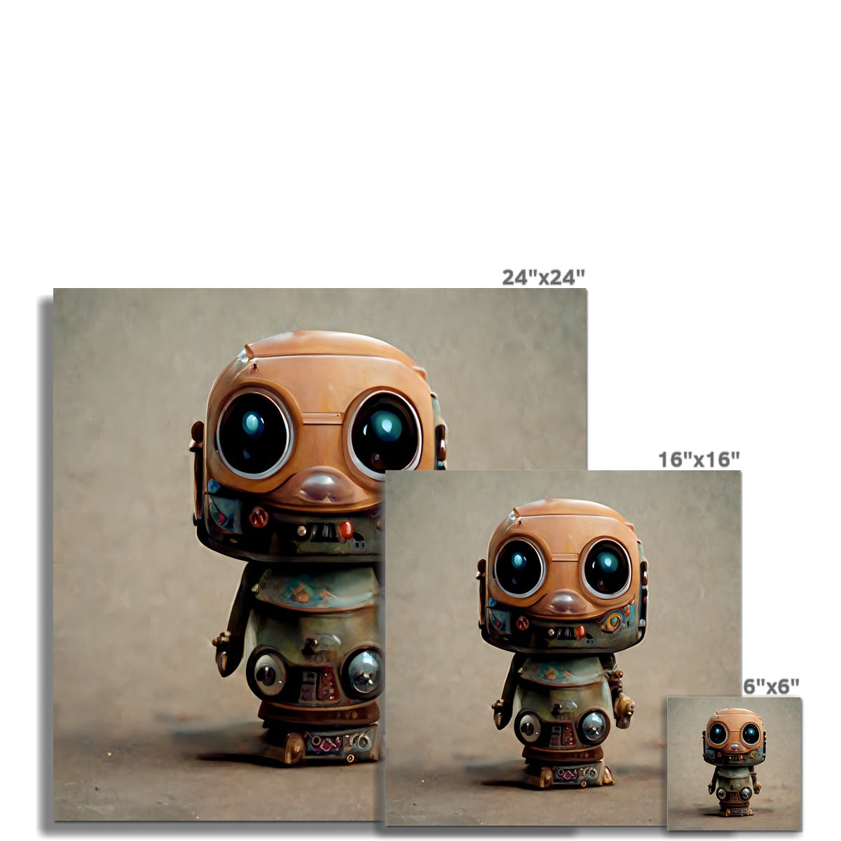 R0bot Pop Fine Art Print