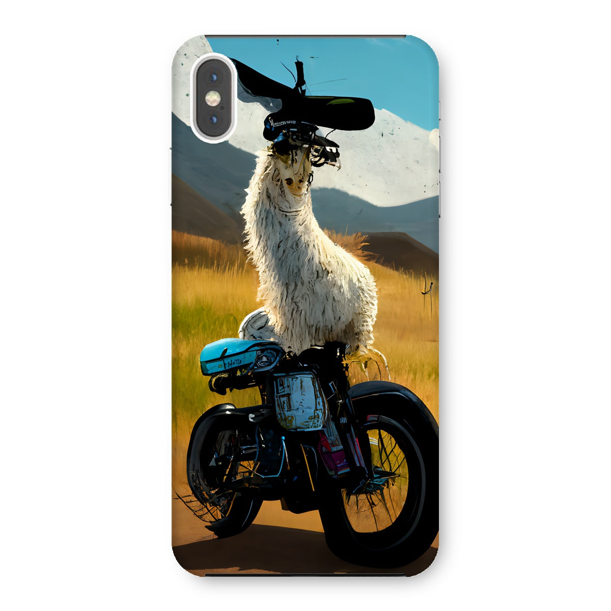 Llama on a Bike Snap Phone Case