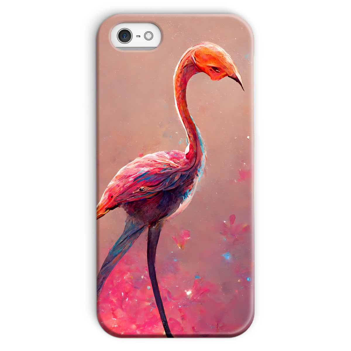 Flamingo Standing Alone Snap Phone Case