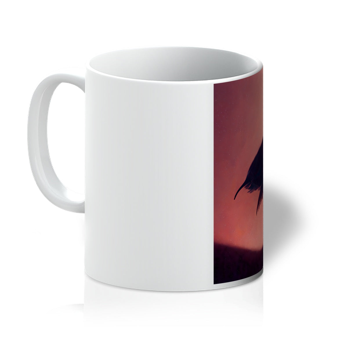 Flamingo Shadows Mug