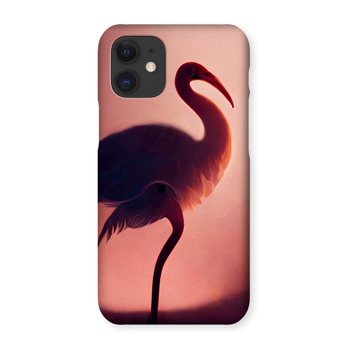 Flamingo Shadows Snap Phone Case