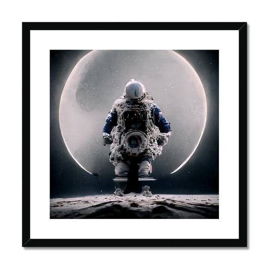 Moon Gazer Framed & Mounted Print