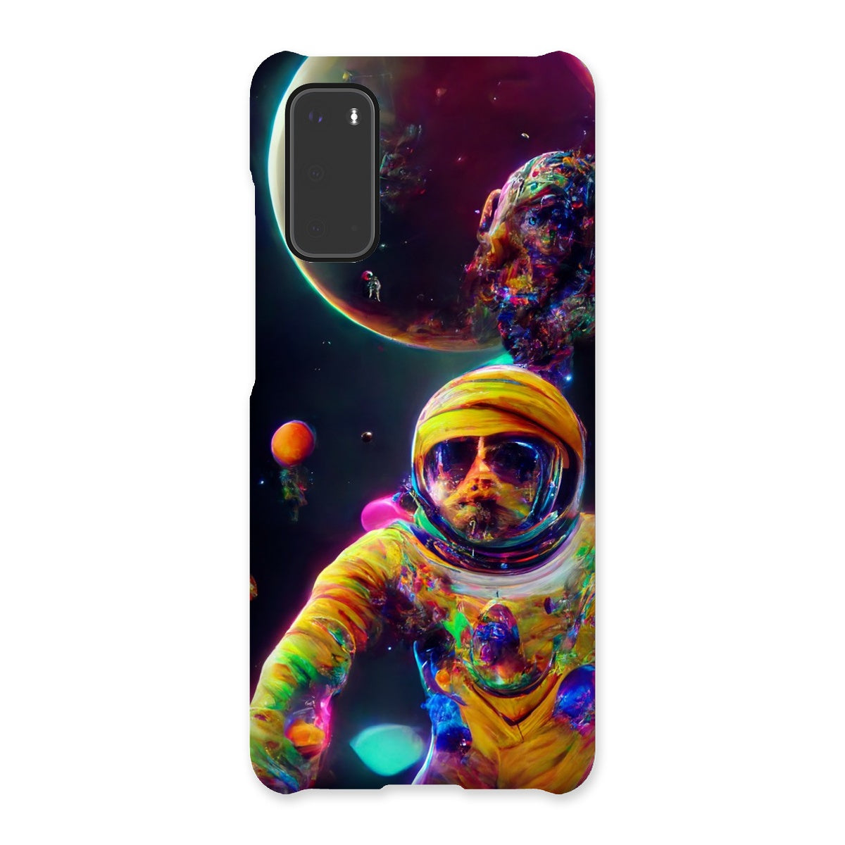 Psychedelic Astronaut in Space Snap Phone Case