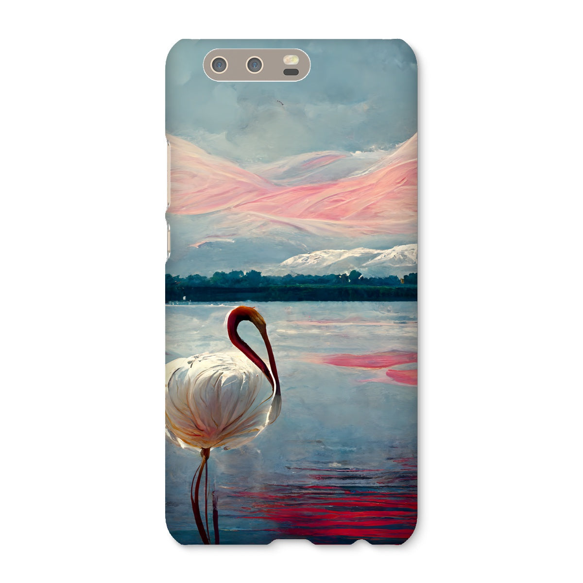 Flamingo Mountains Snap Phone Case