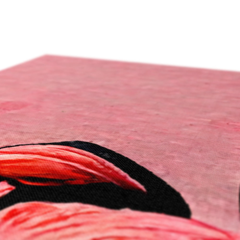 Flamingo Dinner Meetup Canvas