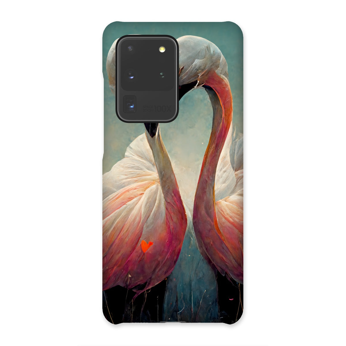 Flamingo Cuddles Snap Phone Case