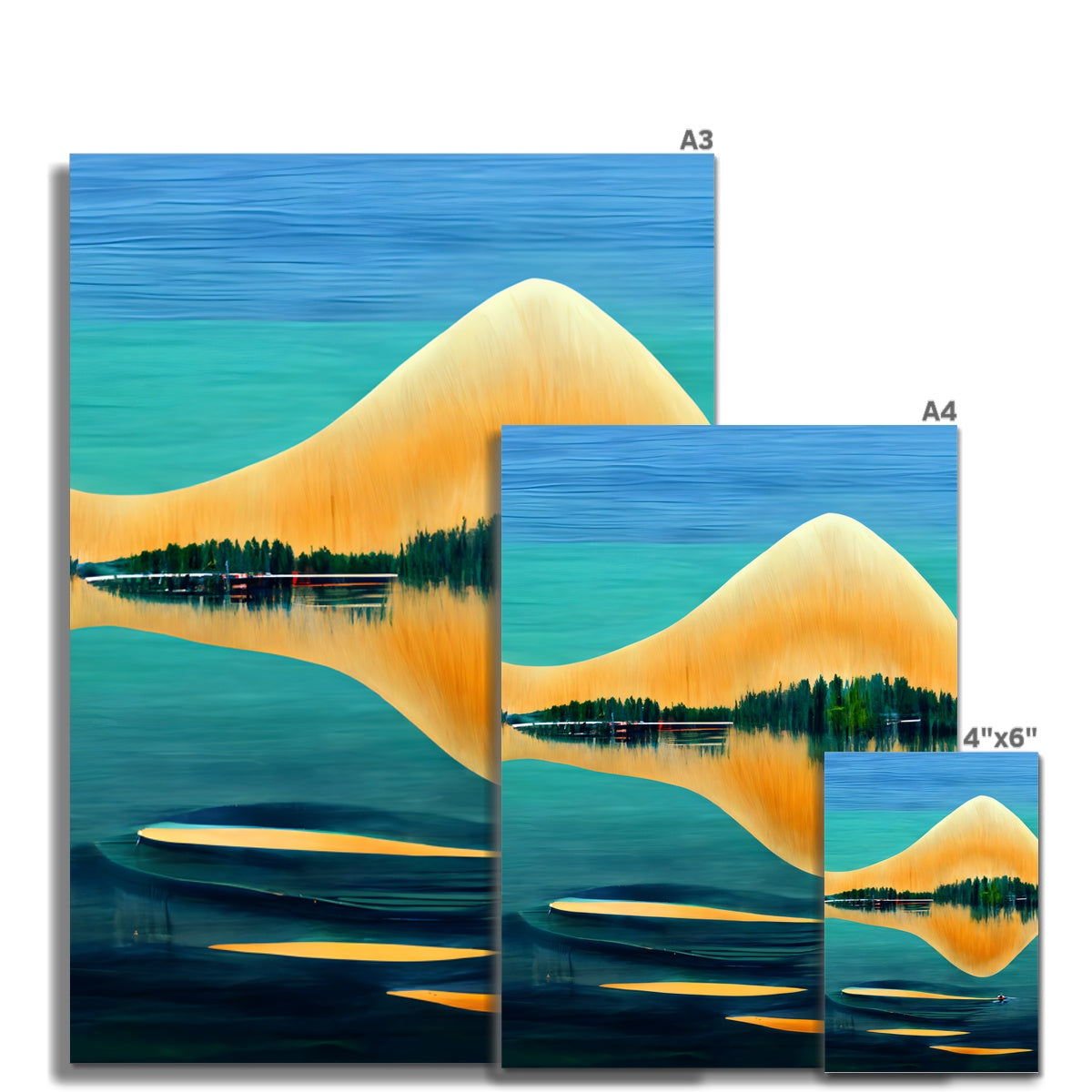 Rebounding in Symmetry Fine Art Print