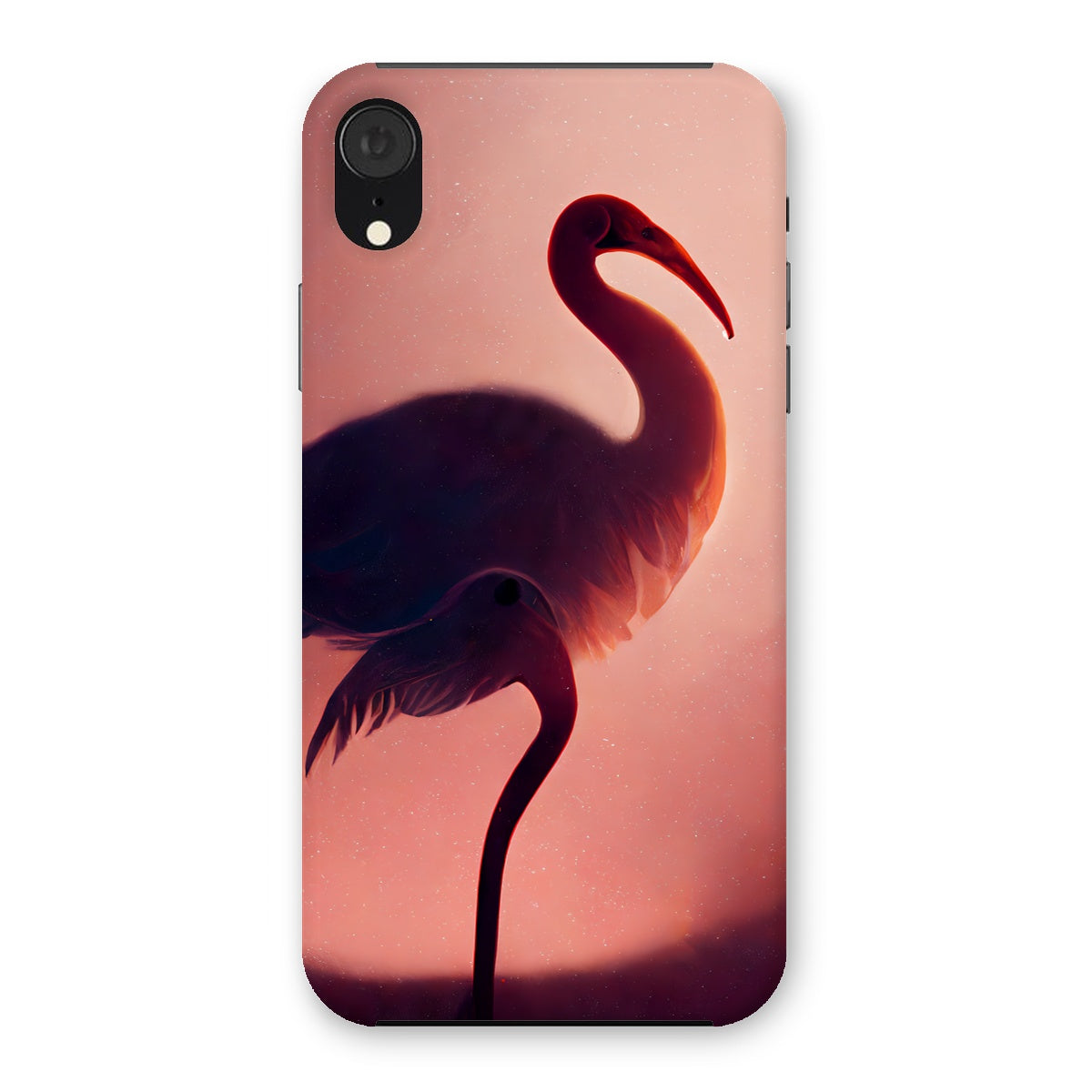 Flamingo Shadows Snap Phone Case