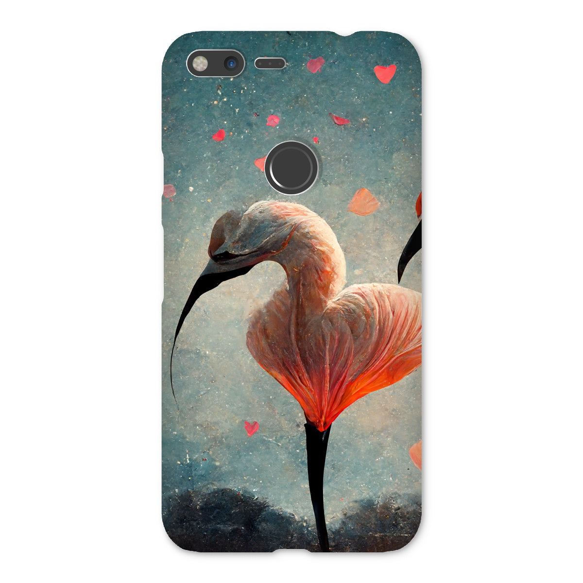 Flamingo Valentine Snap Phone Case