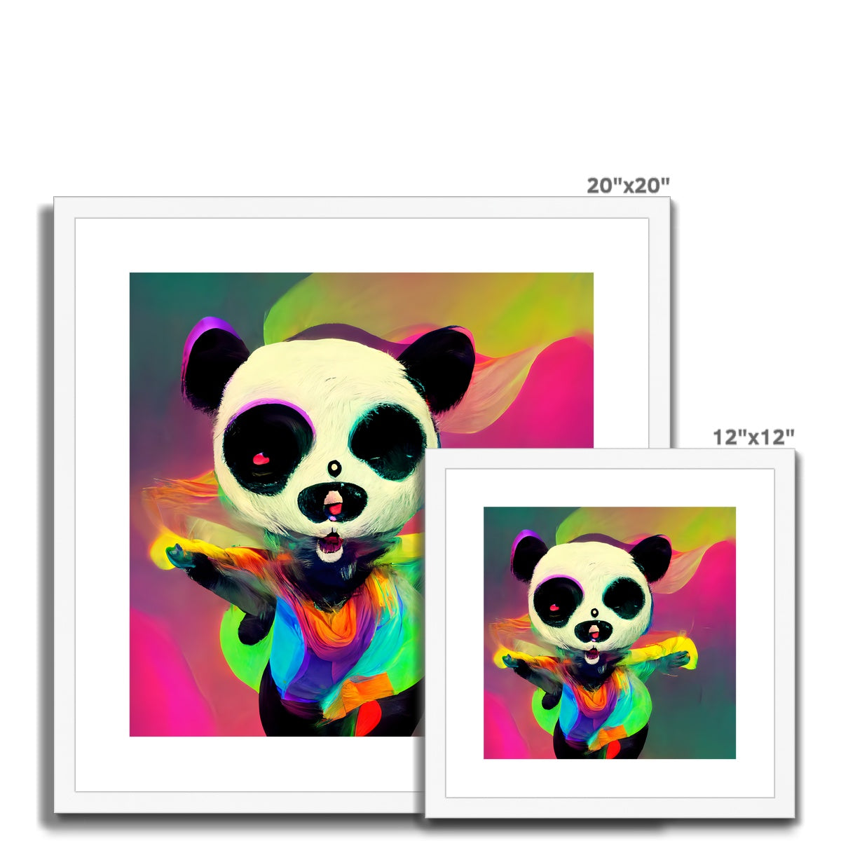 Pandance Framed & Mounted Print