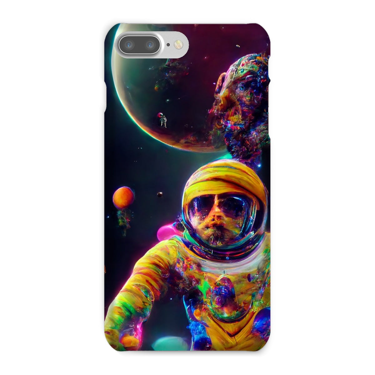 Psychedelic Astronaut in Space Snap Phone Case