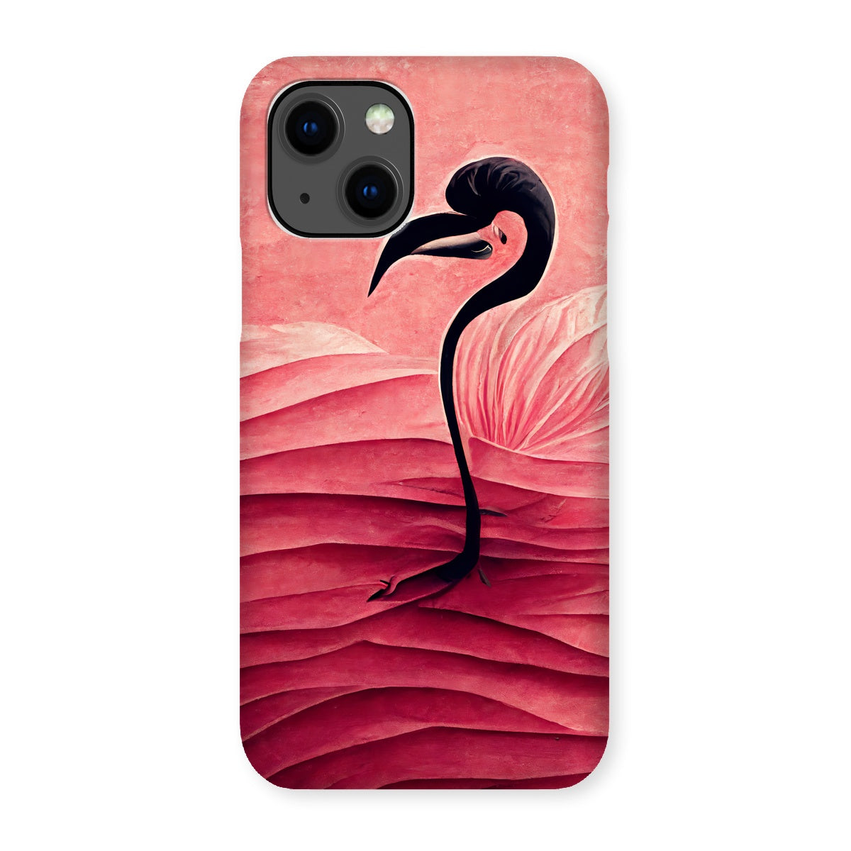 Flamingo Folds Snap Phone Case