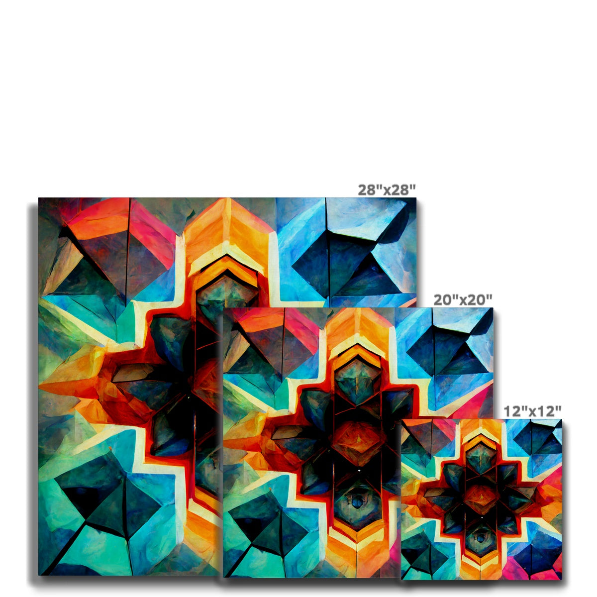 Kaleidoscope Waters Canvas