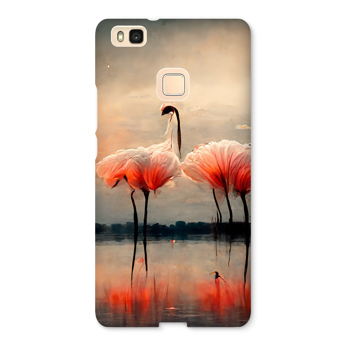 Flamingo Sunset Snap Phone Case