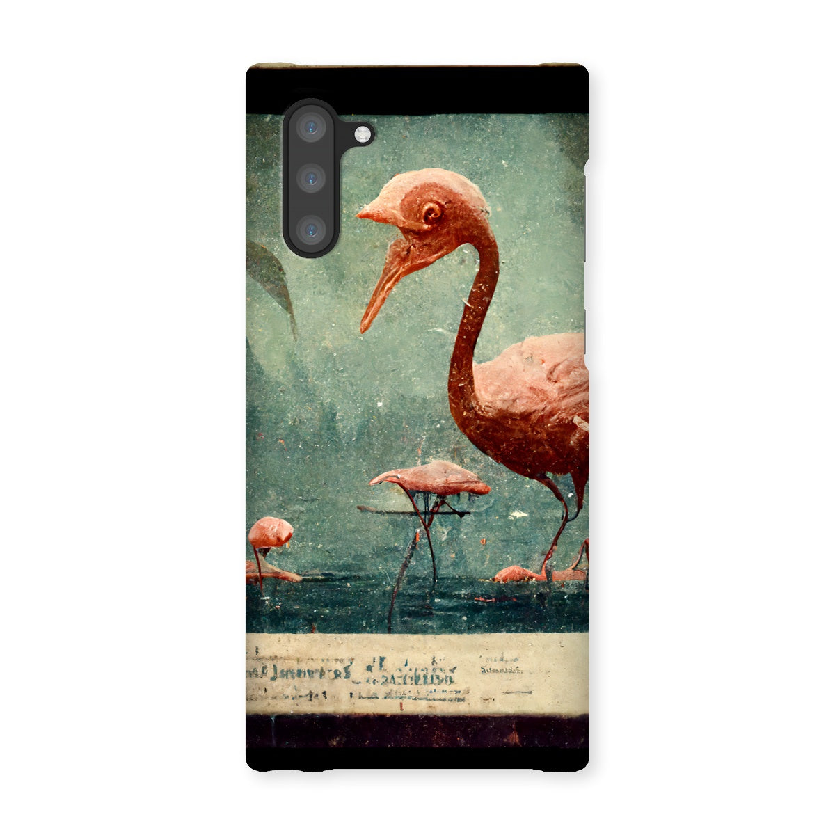 Flamingo Retro View Snap Phone Case