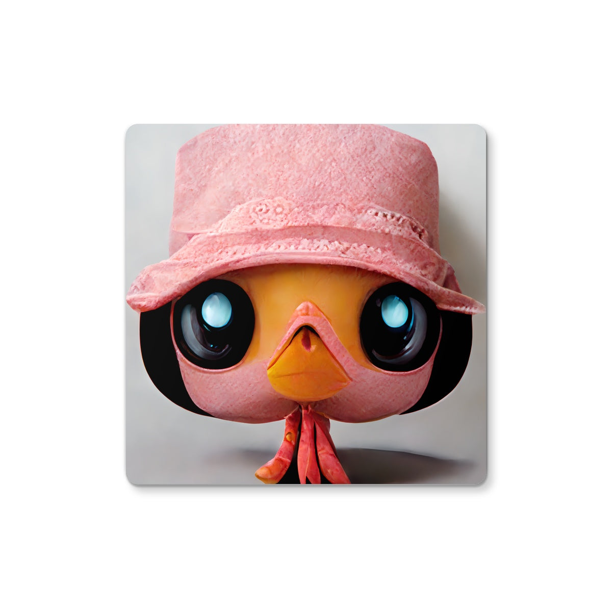 Flamingo Pop Hat  Coaster