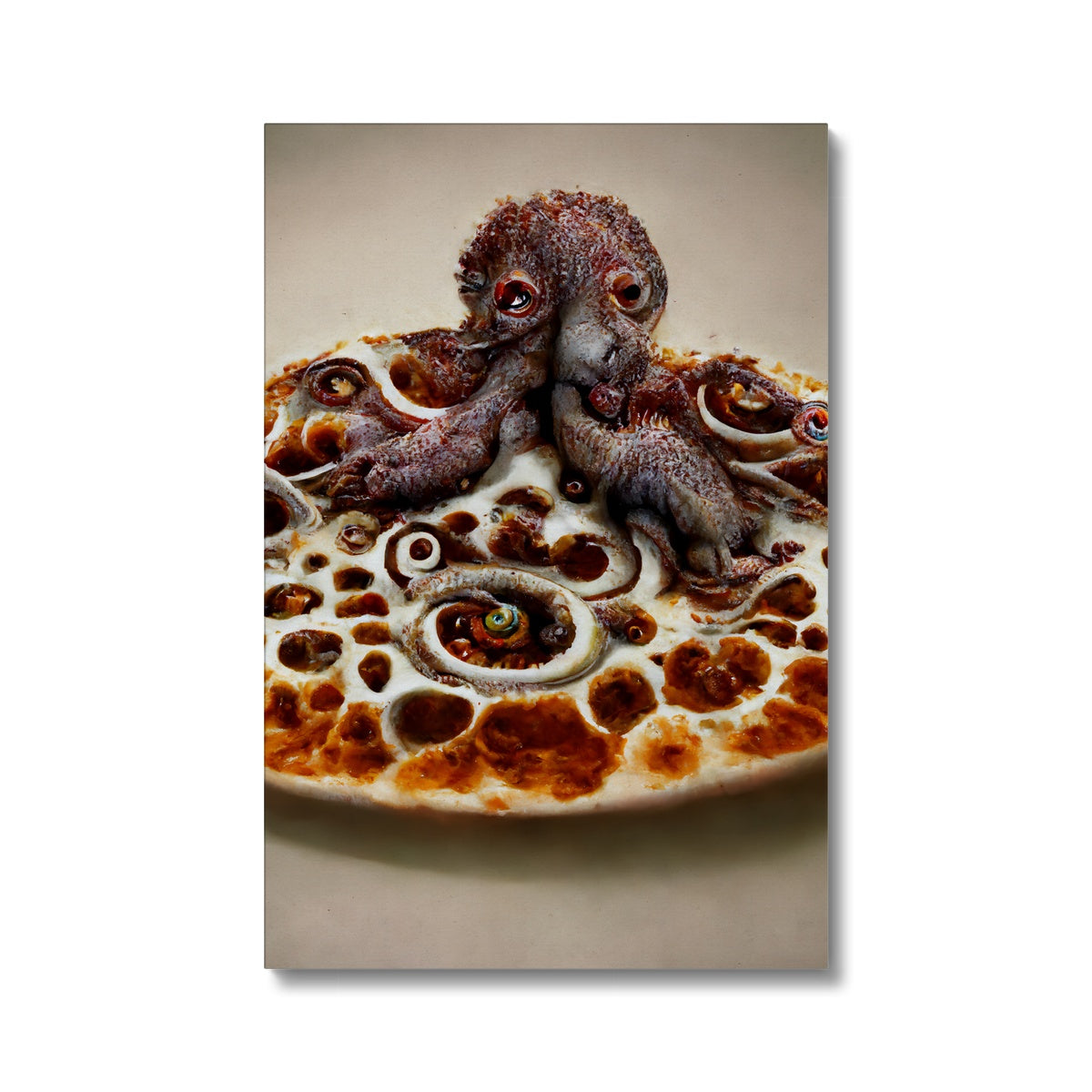 Hungry Octopus Canvas