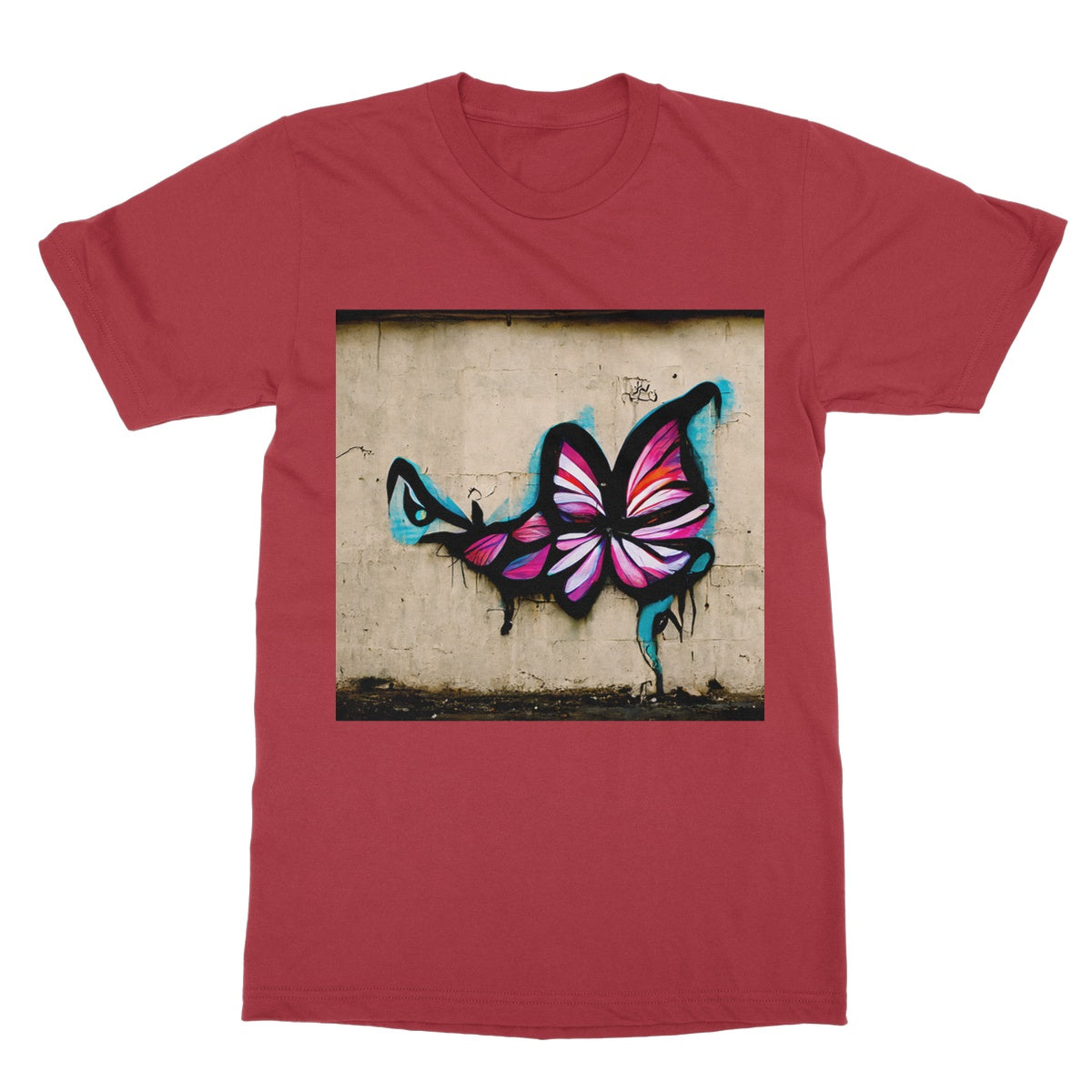 Brick Butterfly Softstyle T-Shirt