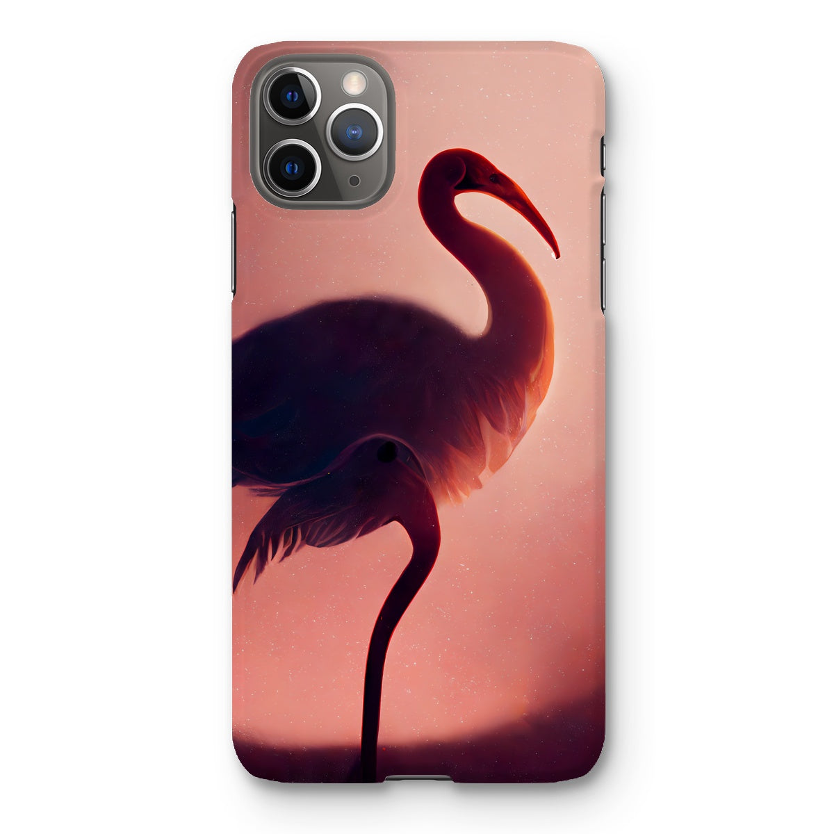 Flamingo Shadows Snap Phone Case