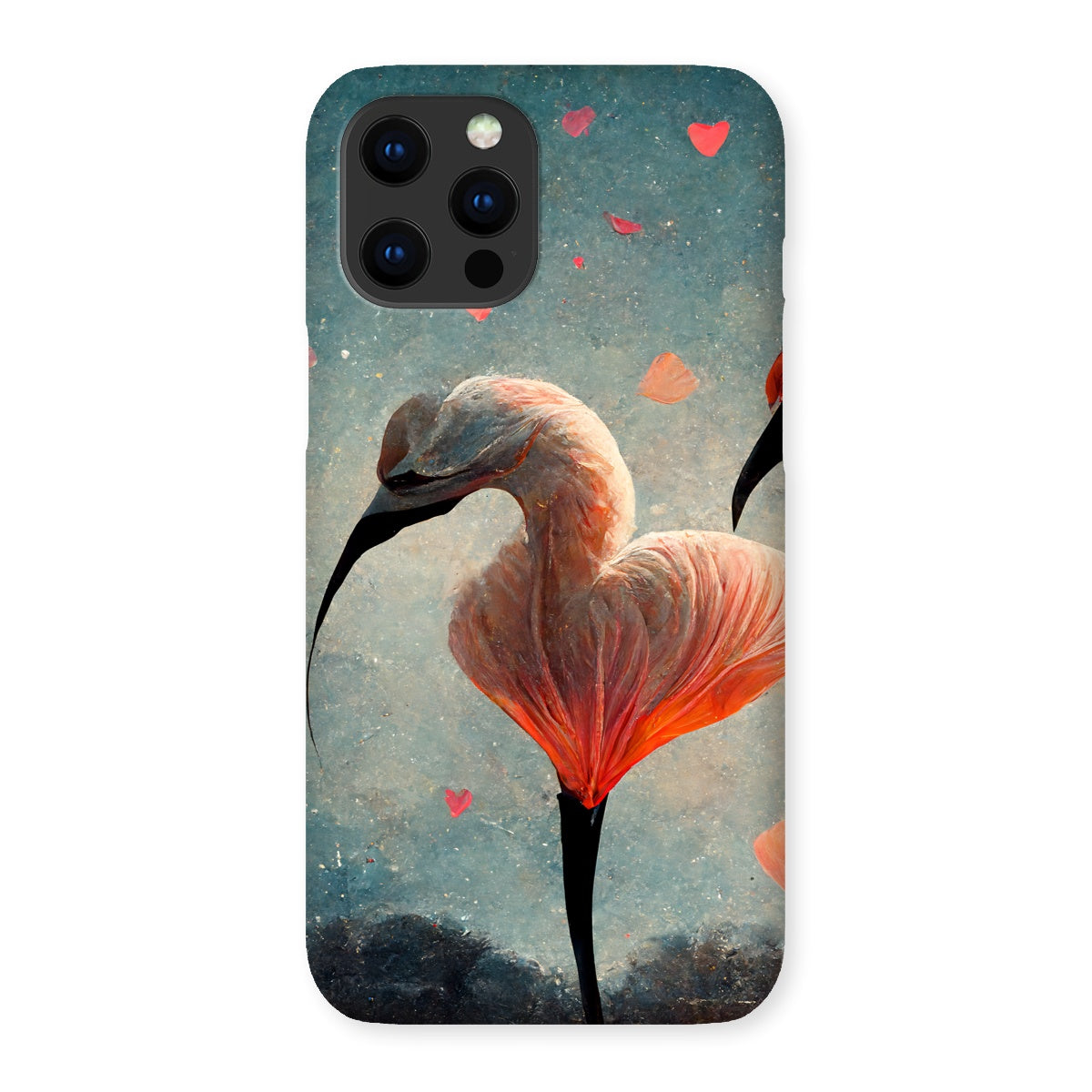 Flamingo Valentine Snap Phone Case