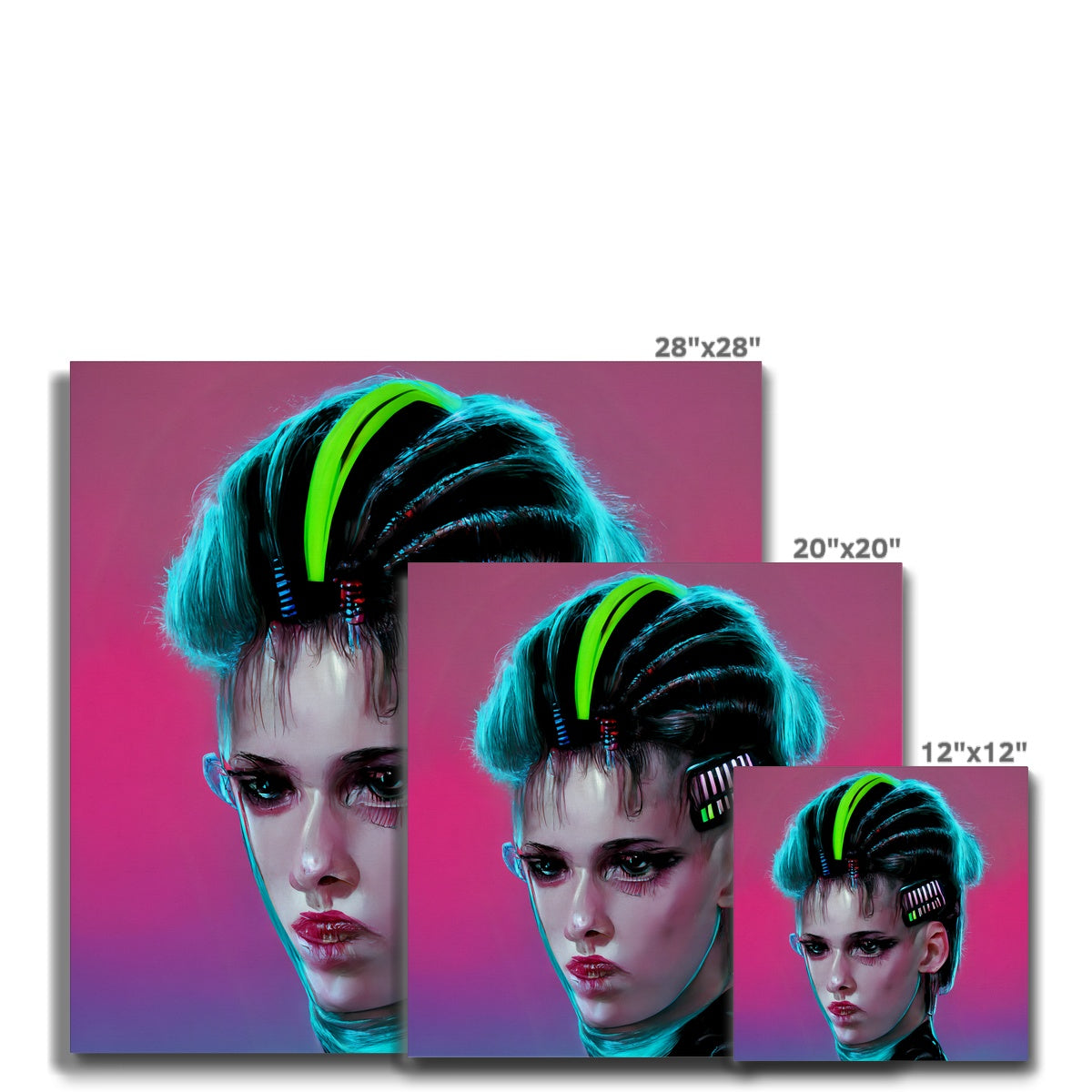 Comb Punk Canvas