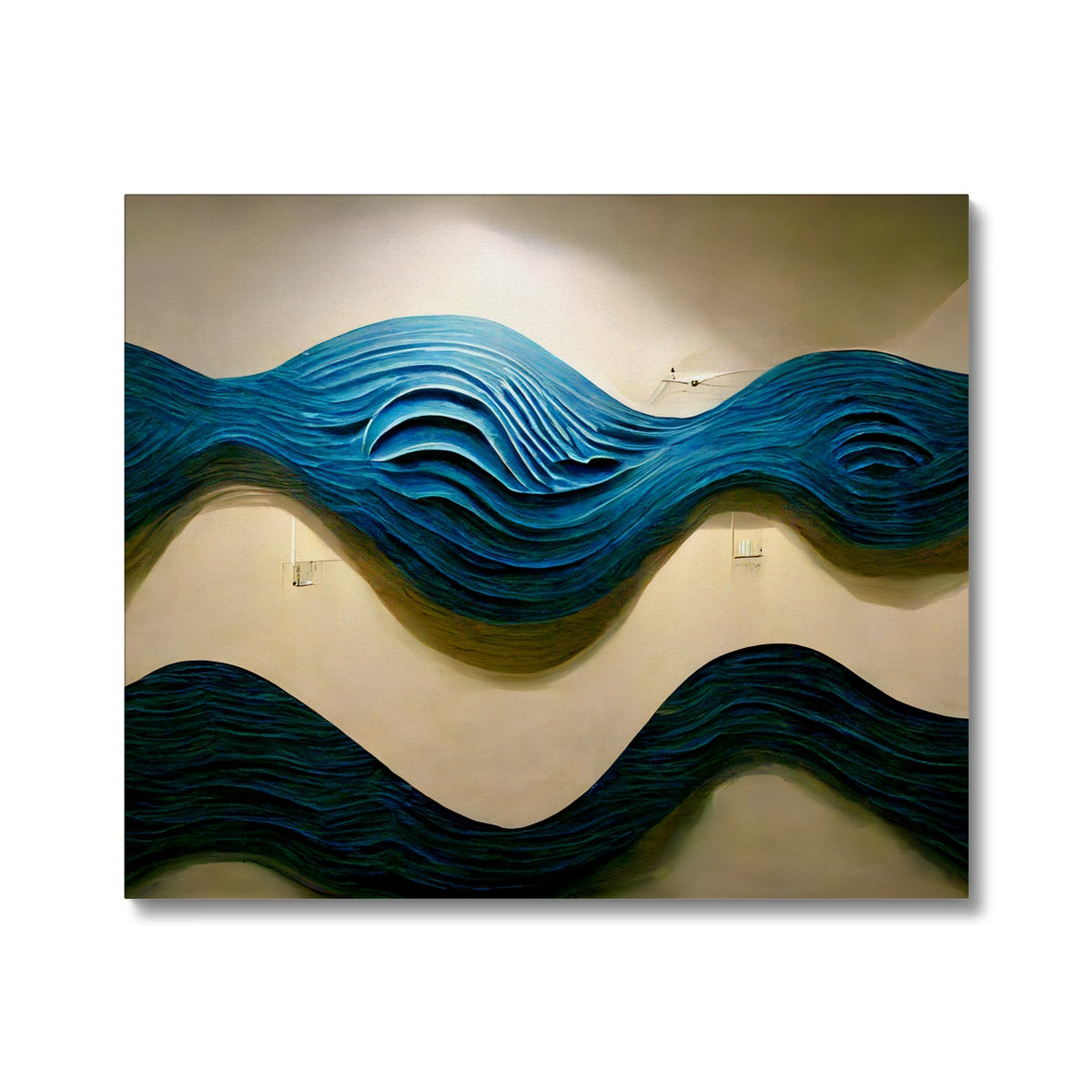 Blue Waves Canvas