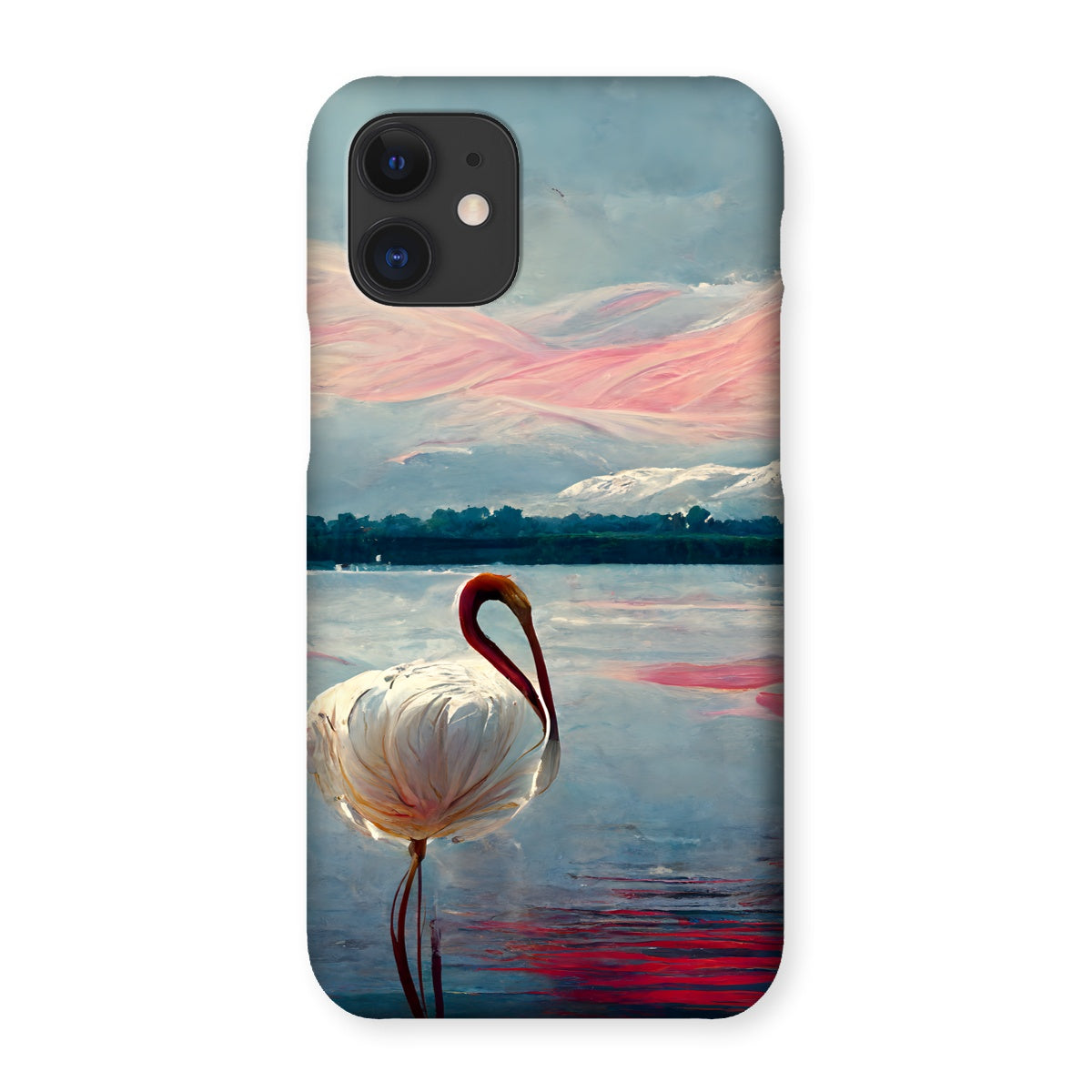 Flamingo Mountains Snap Phone Case