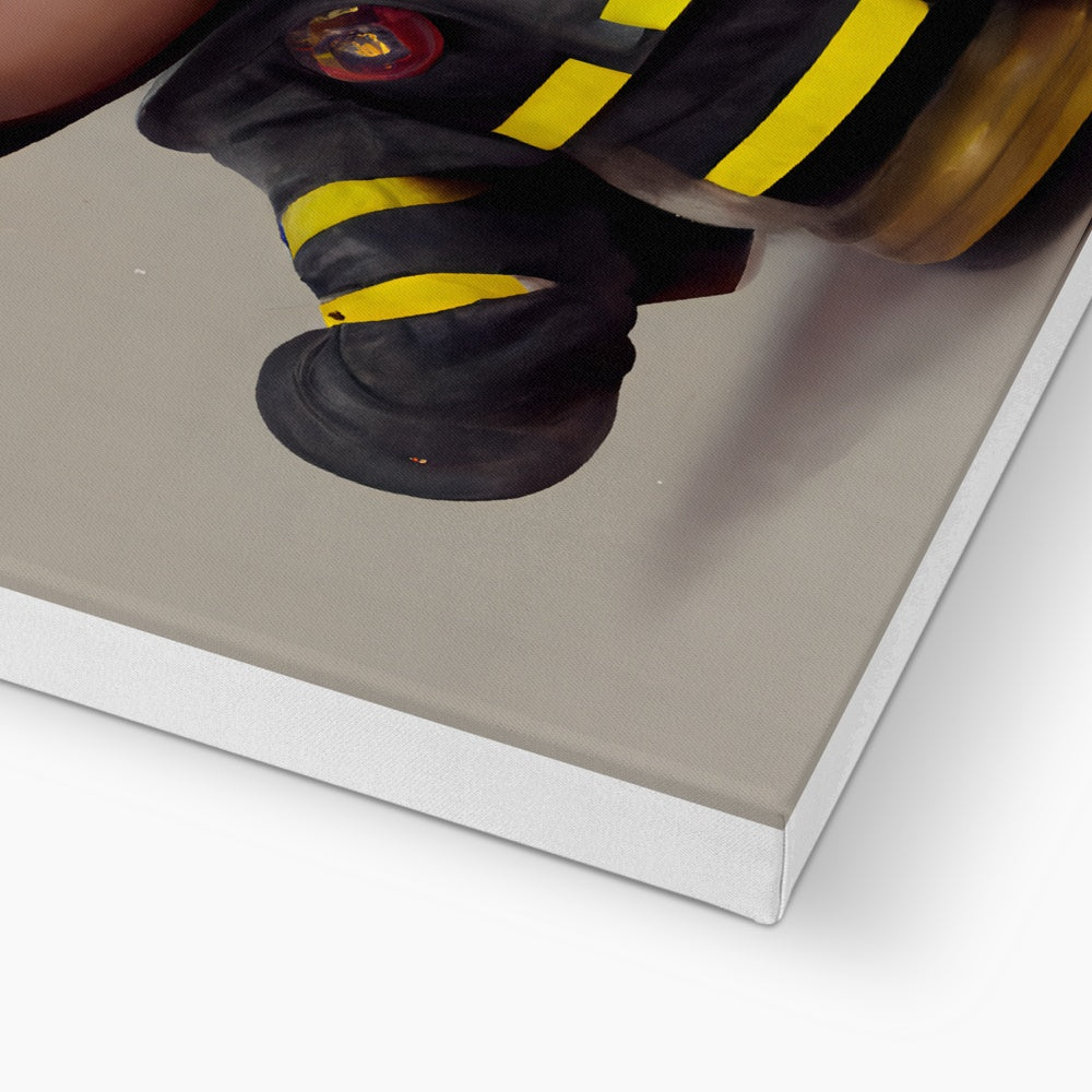 Fireman Guy Pop Canvas