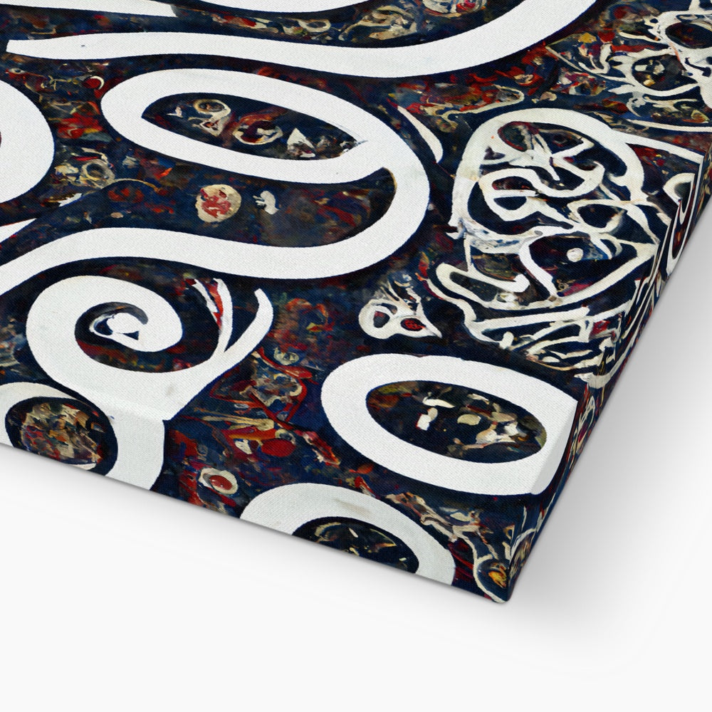 Swirling Paisley Canvas