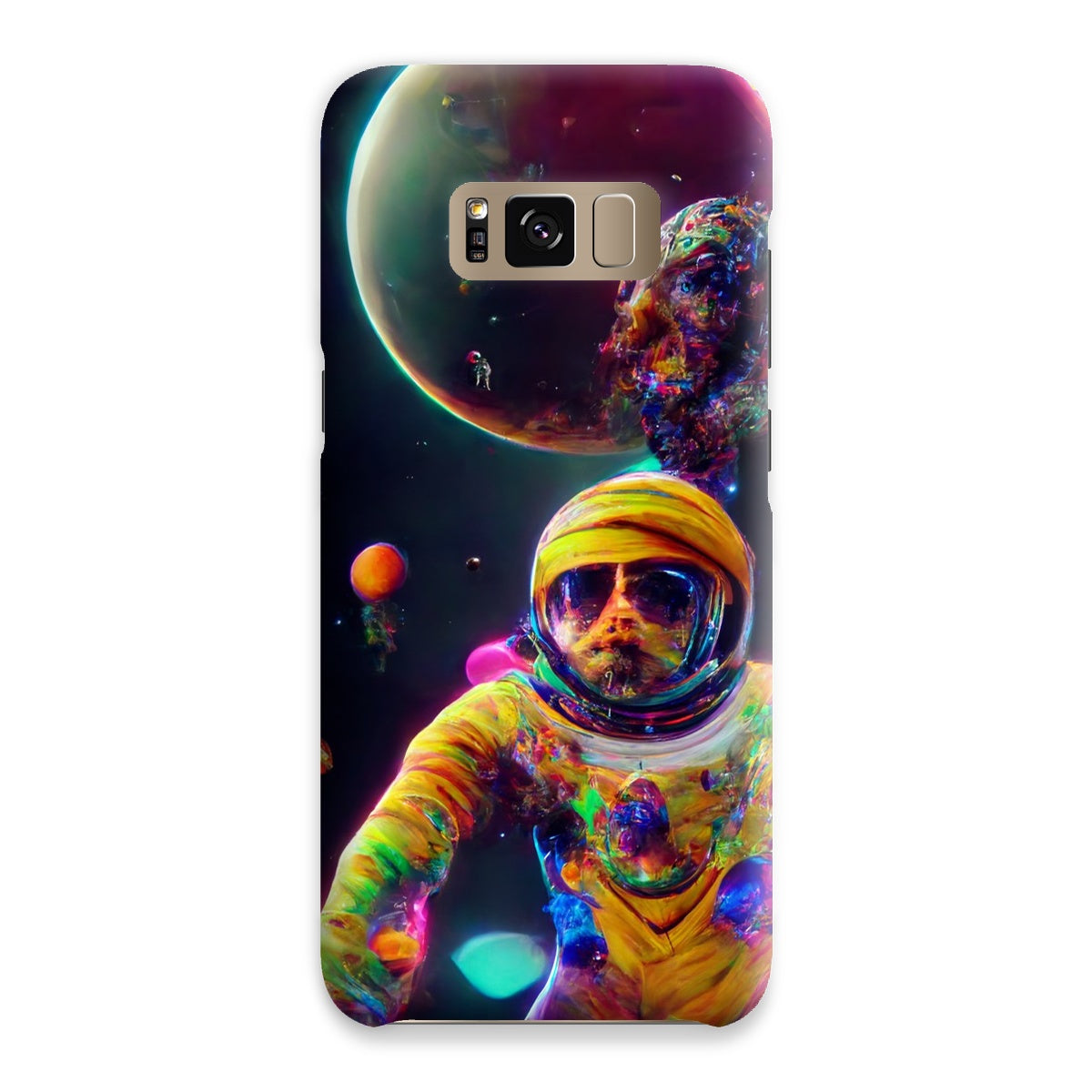 Psychedelic Astronaut in Space Snap Phone Case