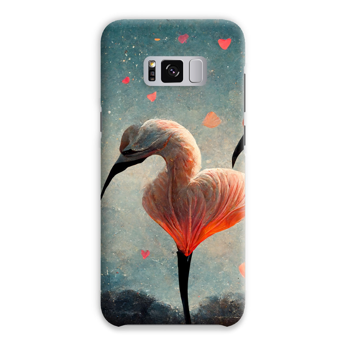 Flamingo Valentine Snap Phone Case