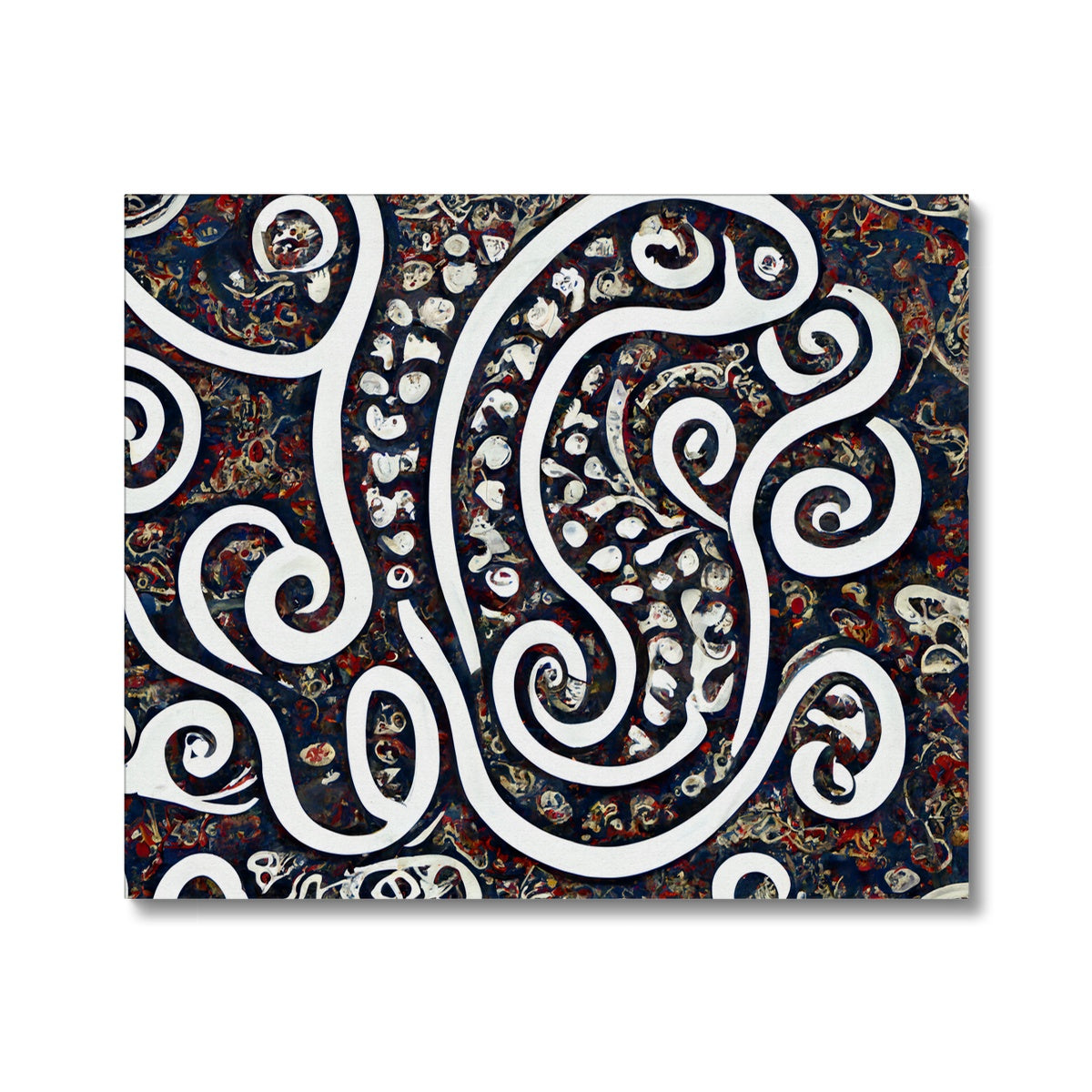 Swirling Paisley Canvas