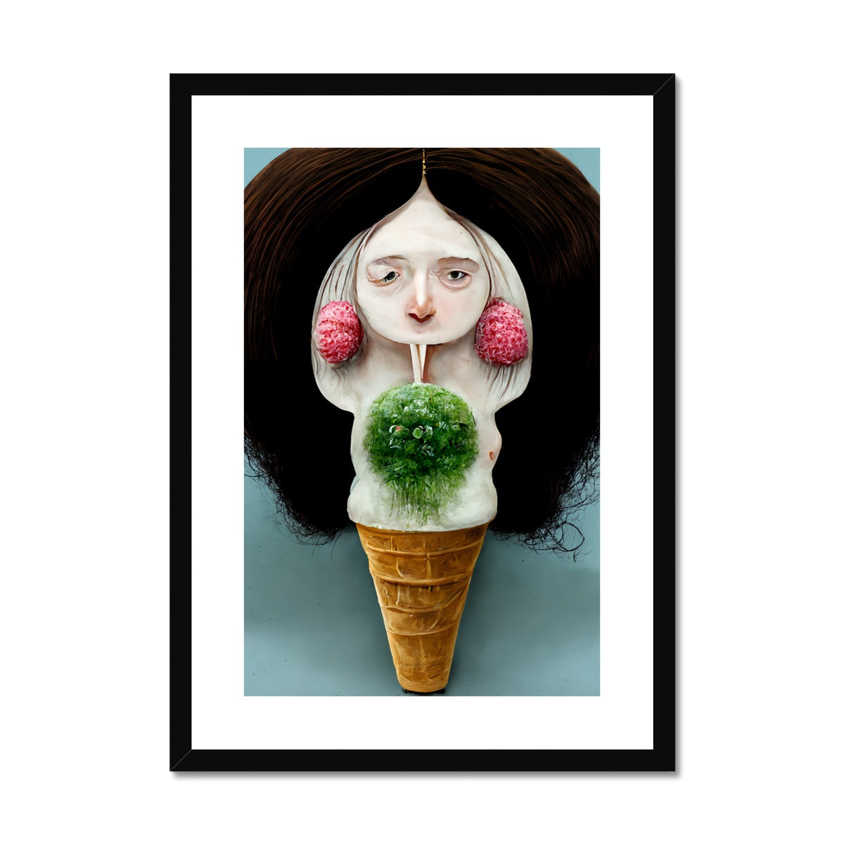 Sweet Lady Framed & Mounted Print