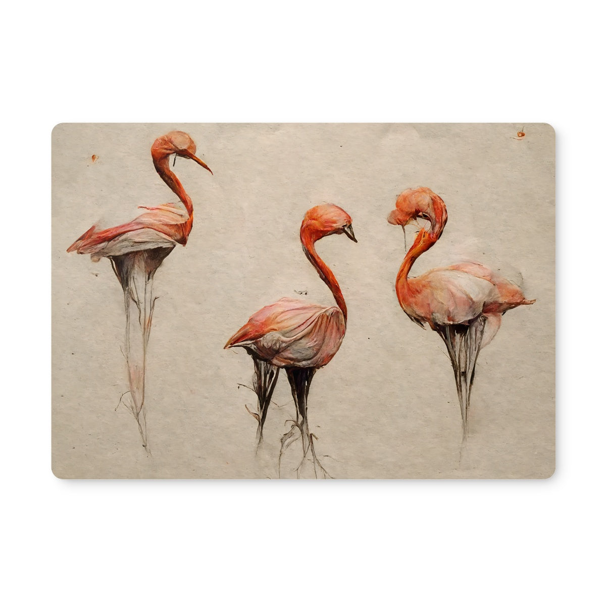 Flamingo Trio Placemat