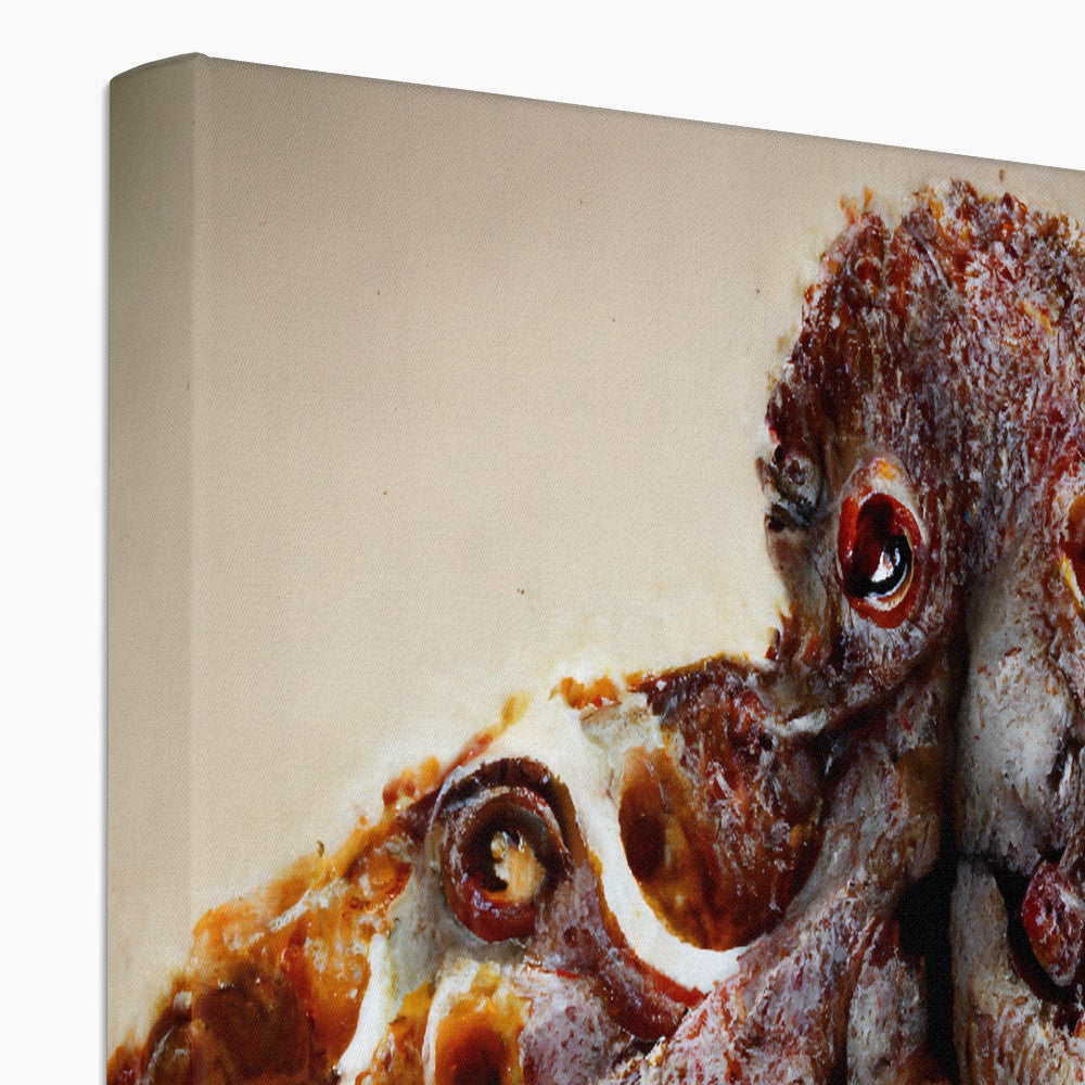 Hungry Octopus Canvas