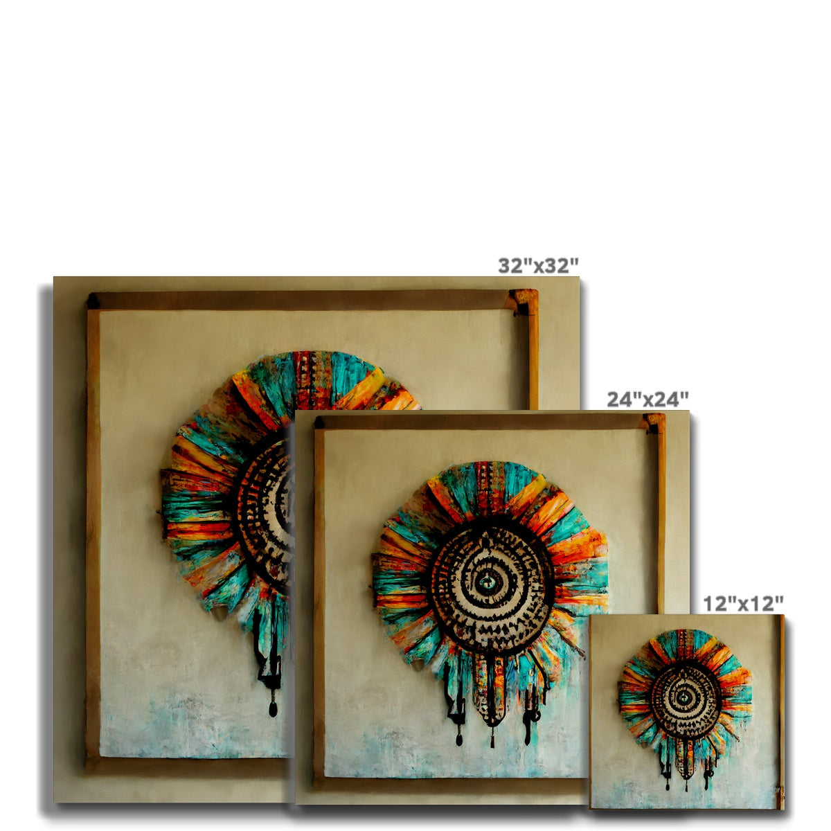 Boho Sungod Canvas