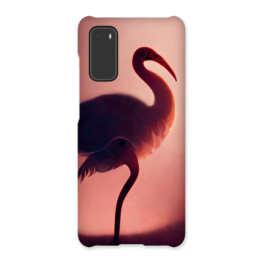 Flamingo Shadows Snap Phone Case